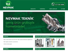 Tablet Screenshot of nevmakteknik.com